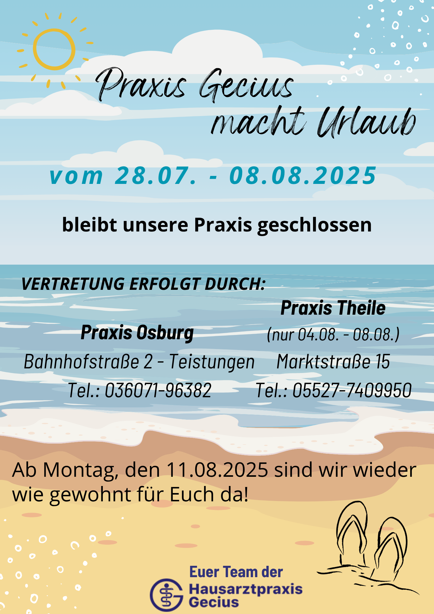urlaubsankündigung (a4) urlaubsankündigung (a4)